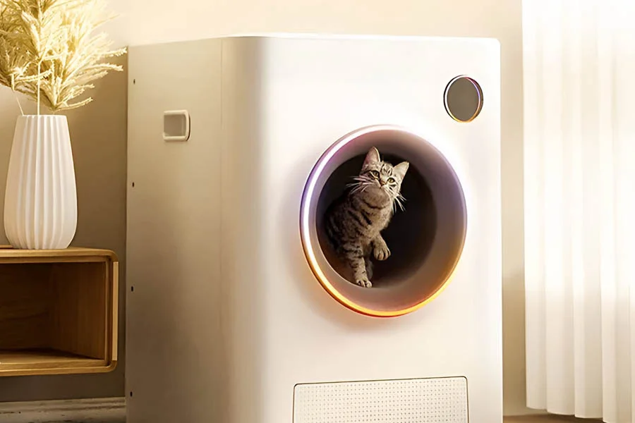 self cleaning litter tray